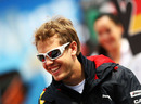 Pre-race favourite Sebastian Vettel on race day