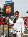 Fernando Alonso's grid girl