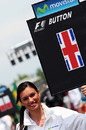 Jenson Button's grid girl