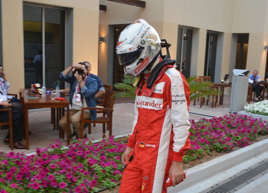 Sebastian Vettel after failing to make Q2