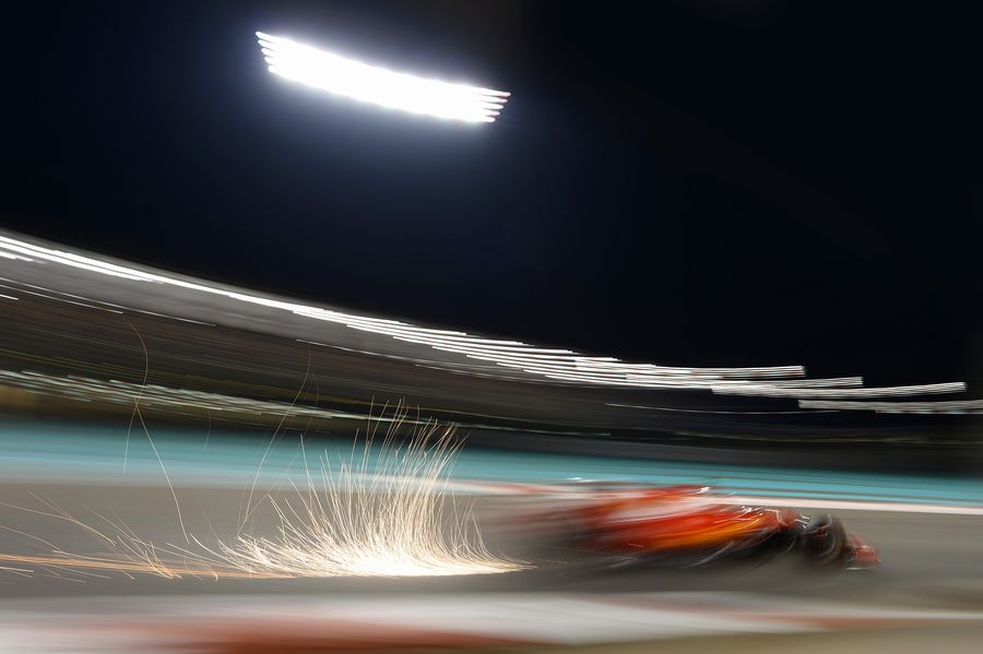 Kimi Raikkonen throw up sparks