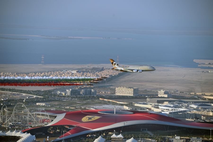 Flypast at Abu Dhabi