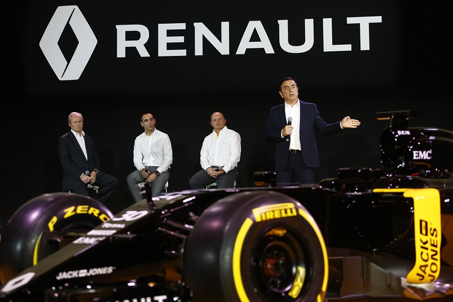 Groupe Renault Chairman and CEO Carlos Ghosn reveals Renault's complete motorsport plan