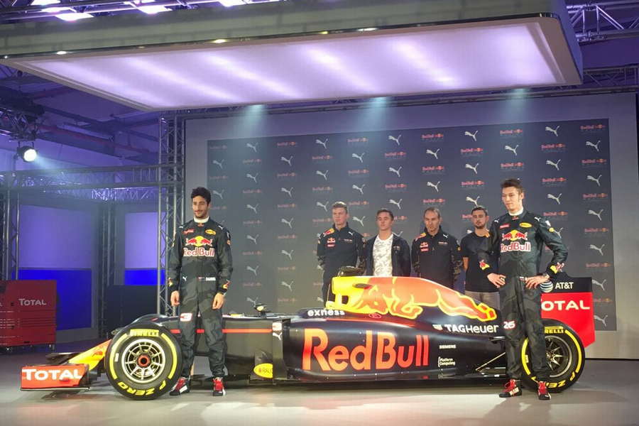 Red Bull unveils livery for 2016