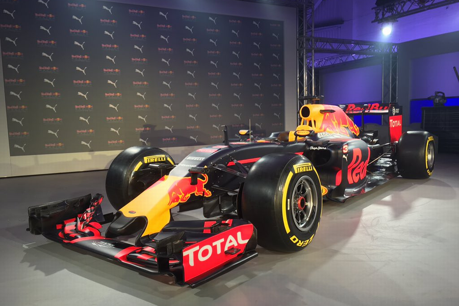 Red Bull unveils the RB12 livery in London