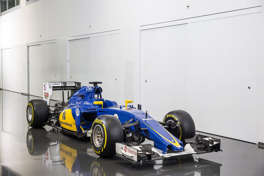 Sauber C34 with the new livery for the 2016 season