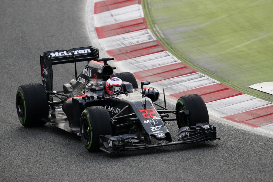 Jenson Button in the McLaren MP4-31