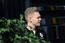 Kevin Magnussen in the paddock