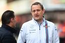 Steve Nielson, Williams F1 Sporting Manager, talks with Jos Verstappen