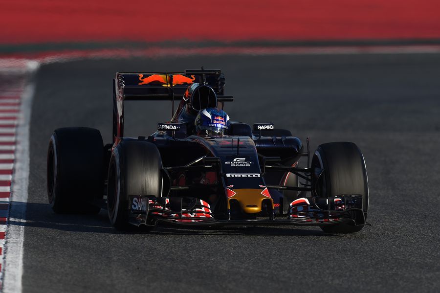 Max Verstappen gets some mileage in the Toro Rosso