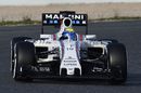 Felipe Massa behind the wheel of the Williams