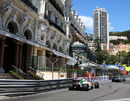 Tonio Liuzzi follows Nico Rosberg through Casino Square
