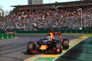 Daniel Ricciardo pushes hard
