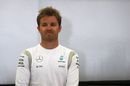 Nico Rosberg at the garage