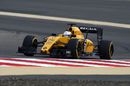Kevin Magnussen on track in the Renault