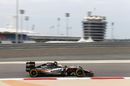 Alfonso Celis on track in the Force India