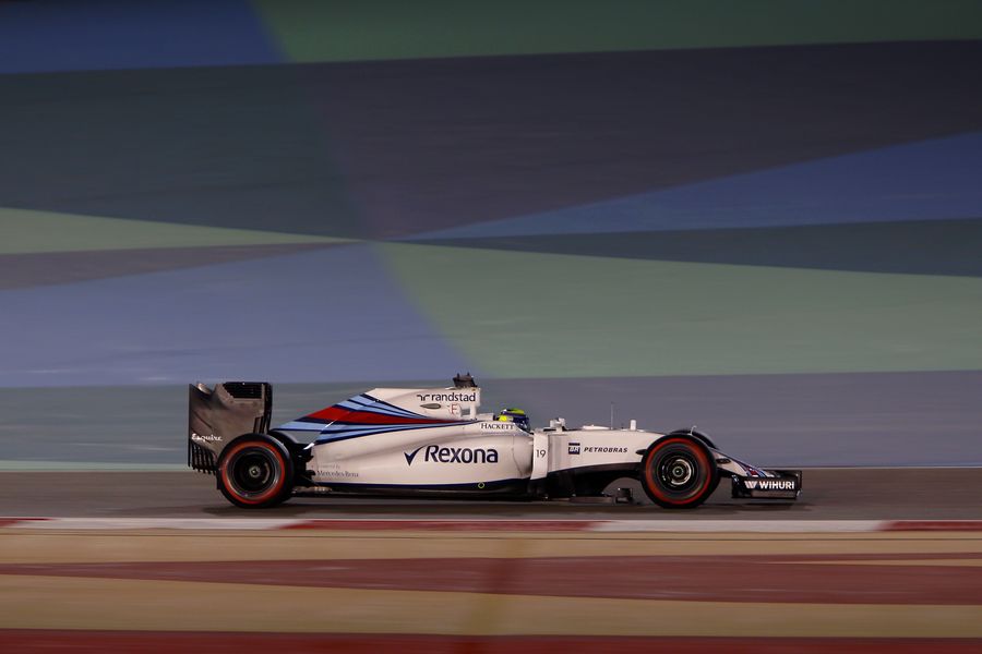 Felipe Massa on a super-soft tyre run