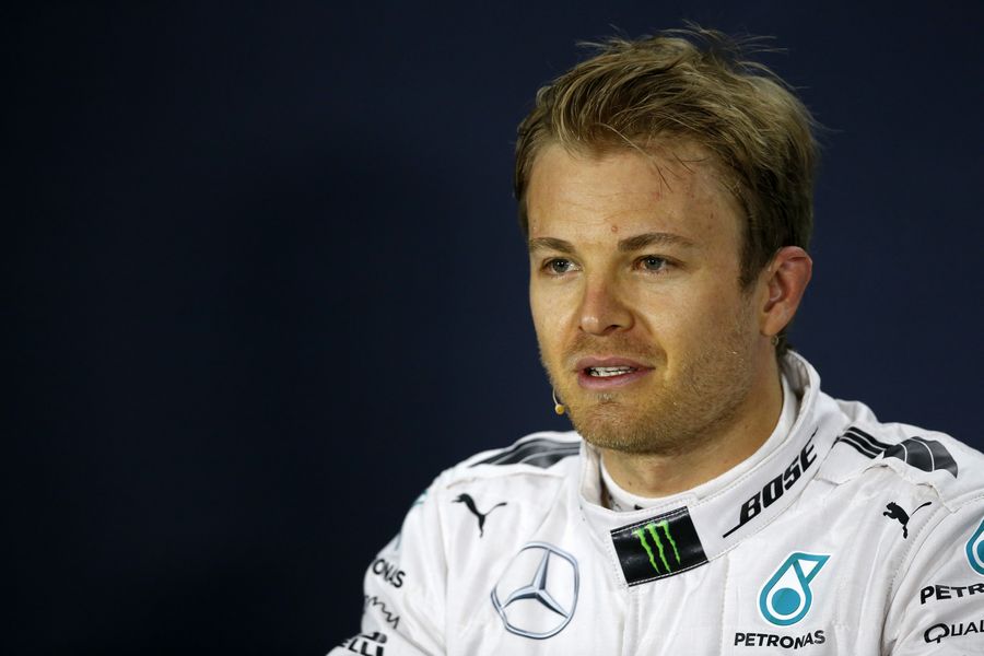 Nico Rosberg in the press conference