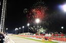 Fireworks at the end of the race