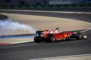 Sebastian Vettel suffers engine failure on the parade lap
