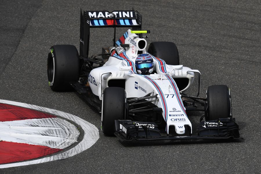 Valtteri Bottas guides his Williams around the track