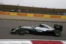 Nico Rosberg on track with intermediate tyres in Q1