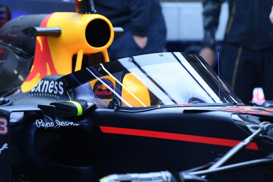 Red Bull Racing RB12 cockpit canopy