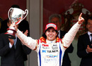 GP2 - Sergio Perez celebrates his debut victory