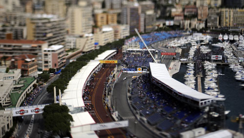 A general view of the second day in Monaco