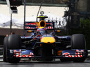 Mark Webber on his way to pole position