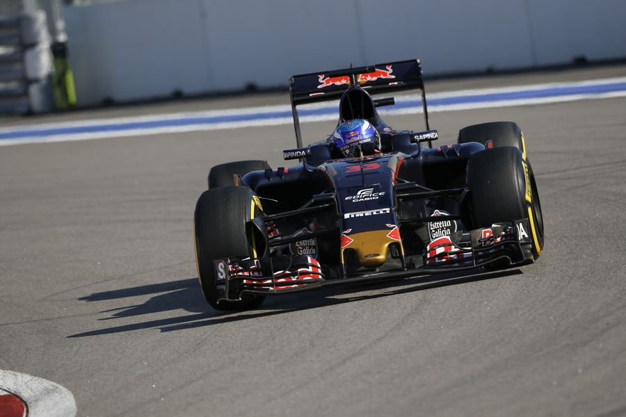 Max Verstappen works hard to keep page