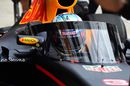 Daniel Ricciardo runs with aeroscreen in FP1
