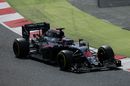 Jenson Button focuses on the test program