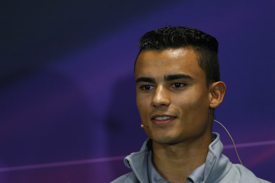 Pascal Wehrlein attends the press conference