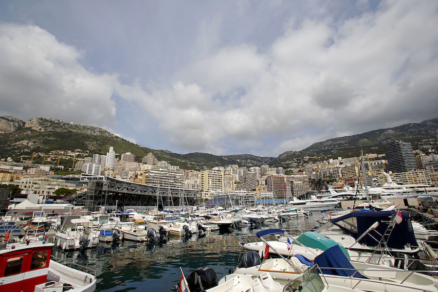 Harbour and boats in the Circuit de Monaco