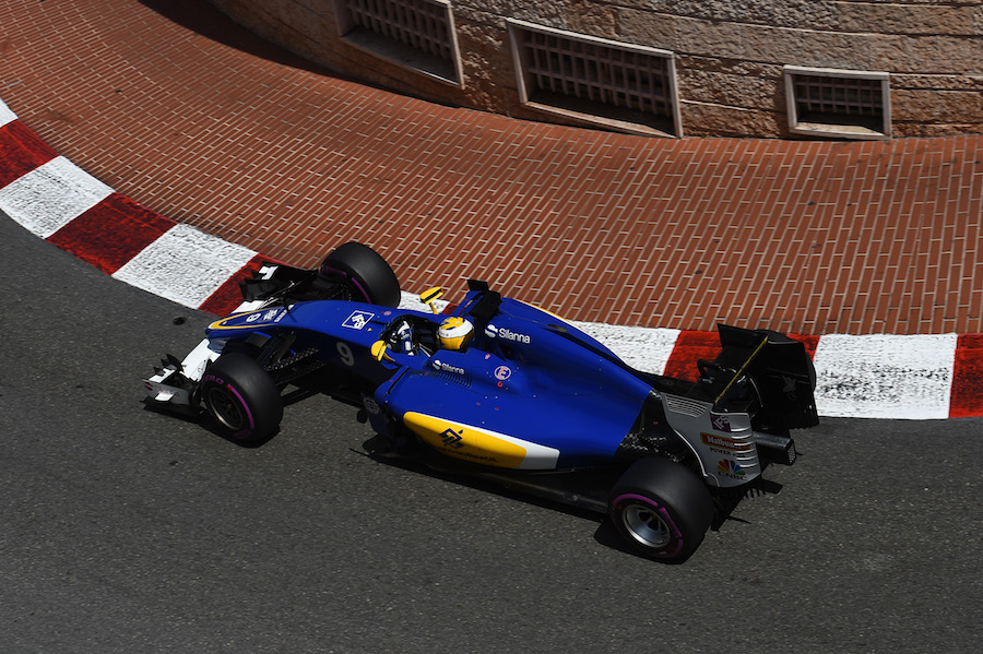 Marcus Ericsson on track in Sauber