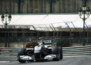 Nico Rosberg gets back on the power through Casino Square