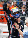 Mark Webber celebrates his win