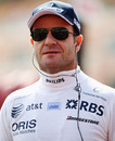 Rubens Barrichello in the paddock