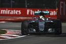 Lewis Hamilton approaches a corner