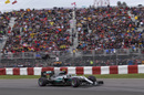 Nico Rosberg speeds past fans