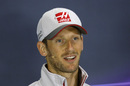 Romain Grosjean in the press conference