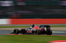 Carlos Sainz on track in the Toro Rosso