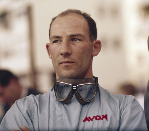 Stirling Moss in the pits