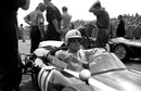 Jack Brabham on the grid before the start of the Dutch Grand Prix