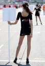 Grid girl at the Formula Two Championship in Monza