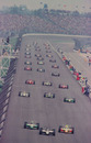 The start at the Indianapolis 500