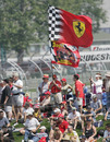 Ferrari fans at the United States Grand Prix