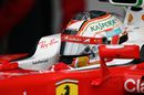 Charles Leclerc in the Ferrari