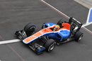 Rio Haryanto on track in the Manor